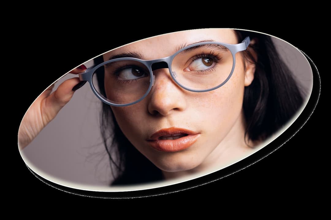 Waves glasses close-up