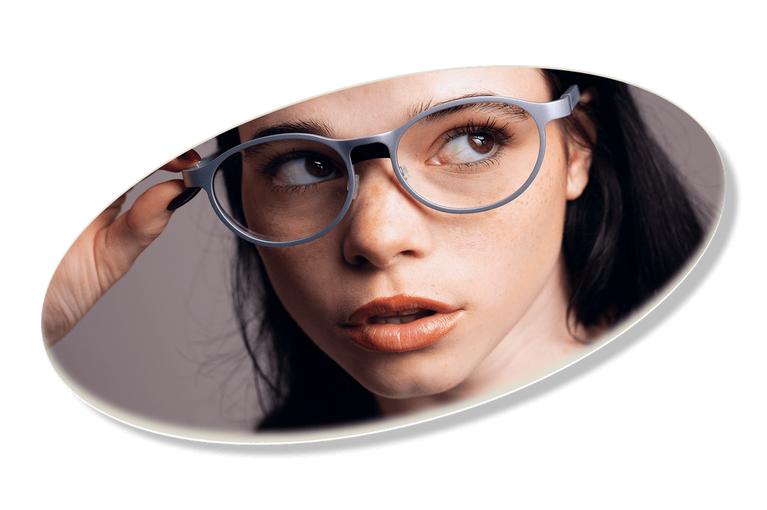 Waves glasses close-up